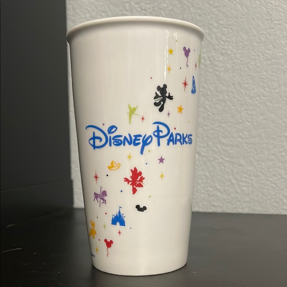 2015 Disney Parks Ceramic Starbucks 12pz Travel Mug